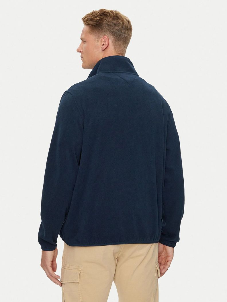 Polerón Solid Con Medio Cierre Azul Tommy Hilfiger-2