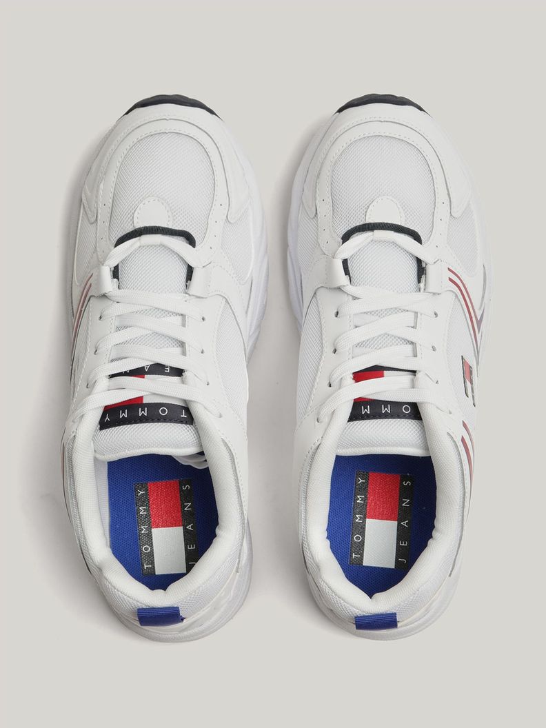 Zapatillas Sport De Cuero Blanco Tommy jeans-2