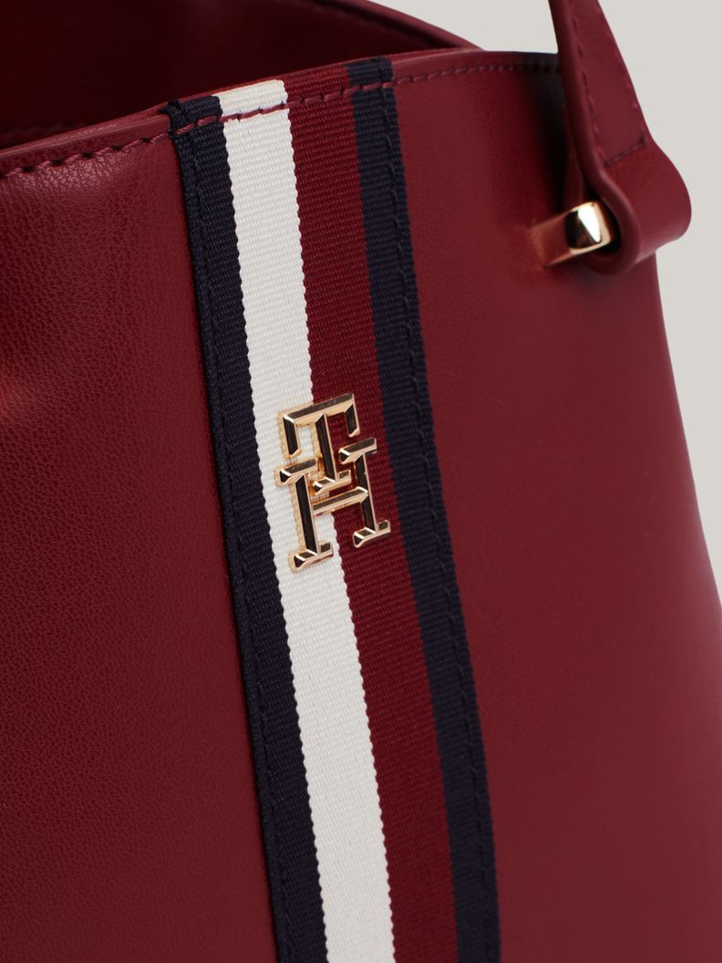 Bandolera Tote Modern Monogram Rojo Tommy Hilfiger-2