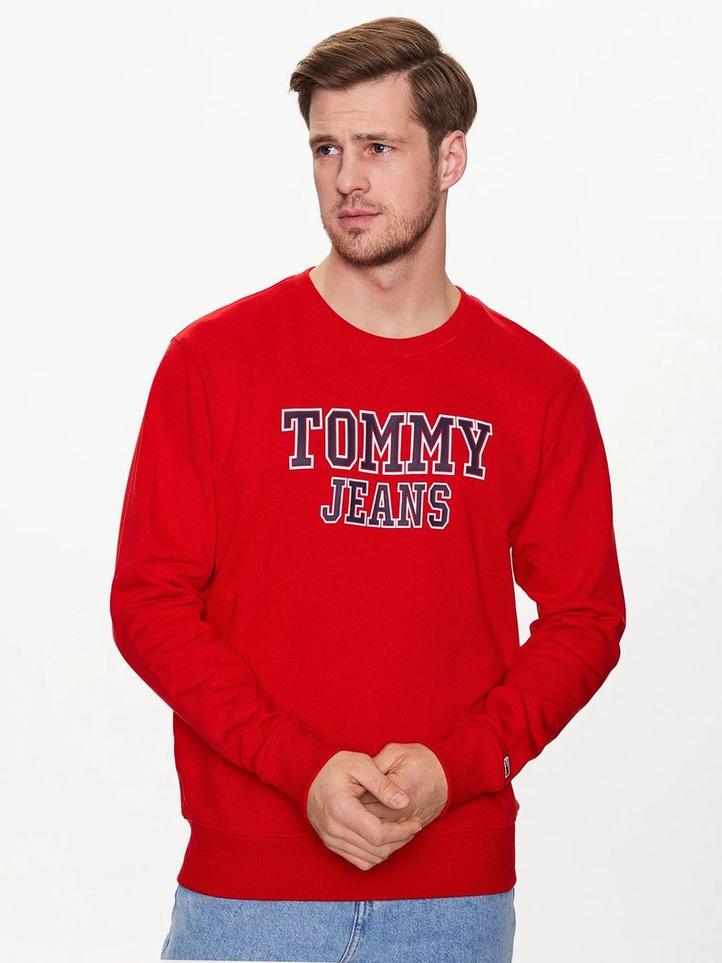 Polerón Regular Entry Graphic Rojo Tommy Jeans