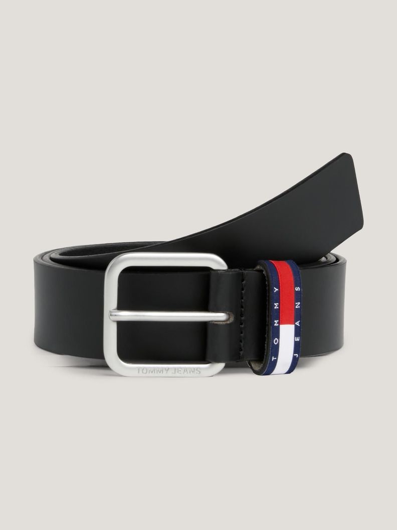 Cinturón Ryan Essential De Cuero Negro Tommy Hilfiger-0