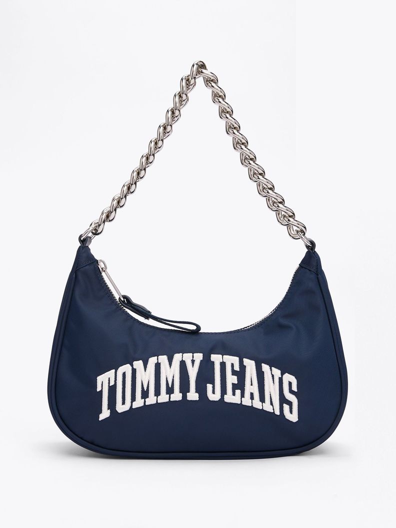 Cartera Iconic Con Correa De Cadena Azul Tommy Jeans-0