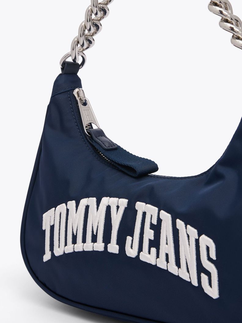 Cartera Iconic Con Correa De Cadena Azul Tommy Jeans-3