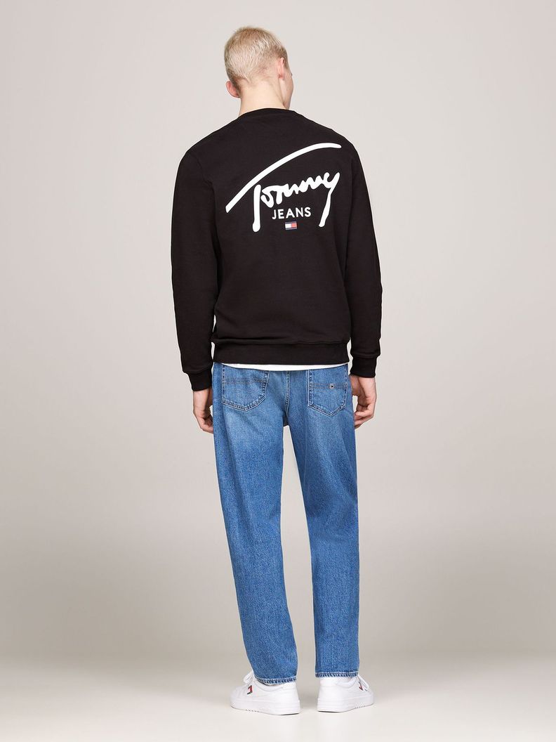 Polerón Con Logo Signature Negro Tommy Jeans-2