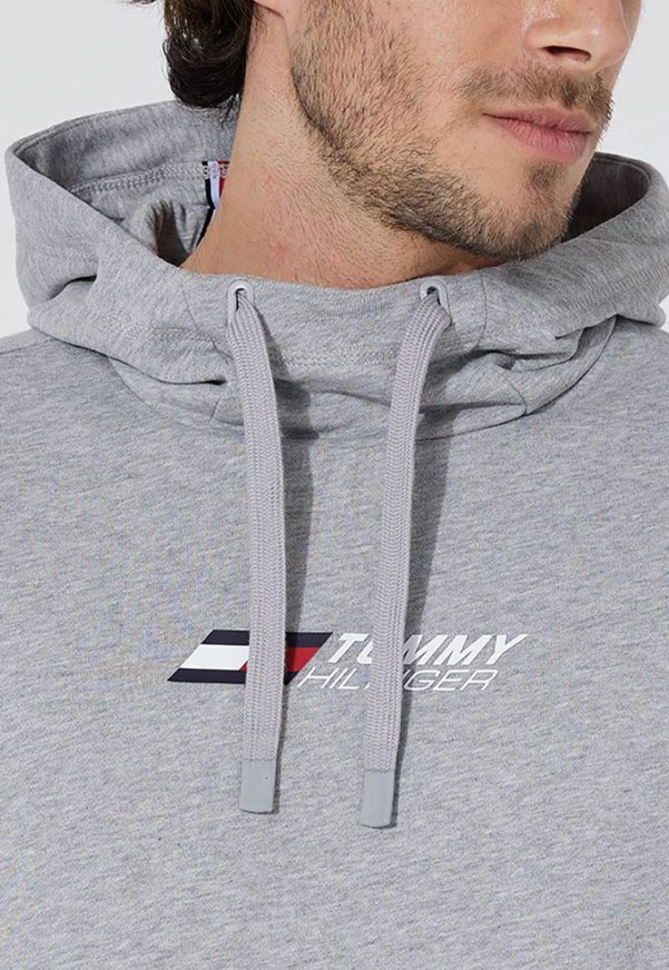 Polerón Hoodie Sport  Essential Gris Tommy Hilfiger-3