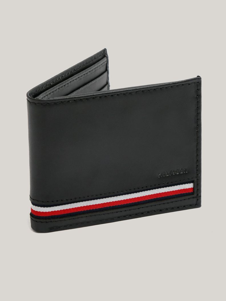 Billetera Solid De Cuero Negro Tommy Hilfiger-2