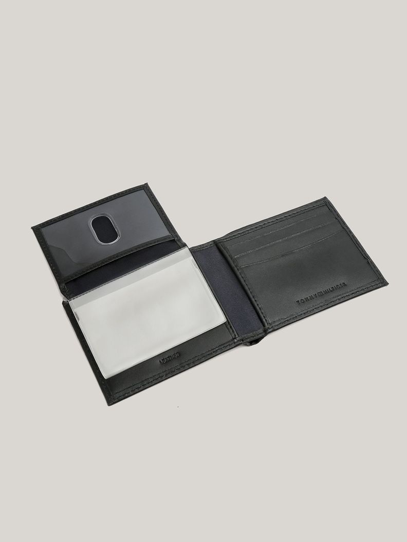 Billetera Solid De Cuero Negro Tommy Hilfiger-3