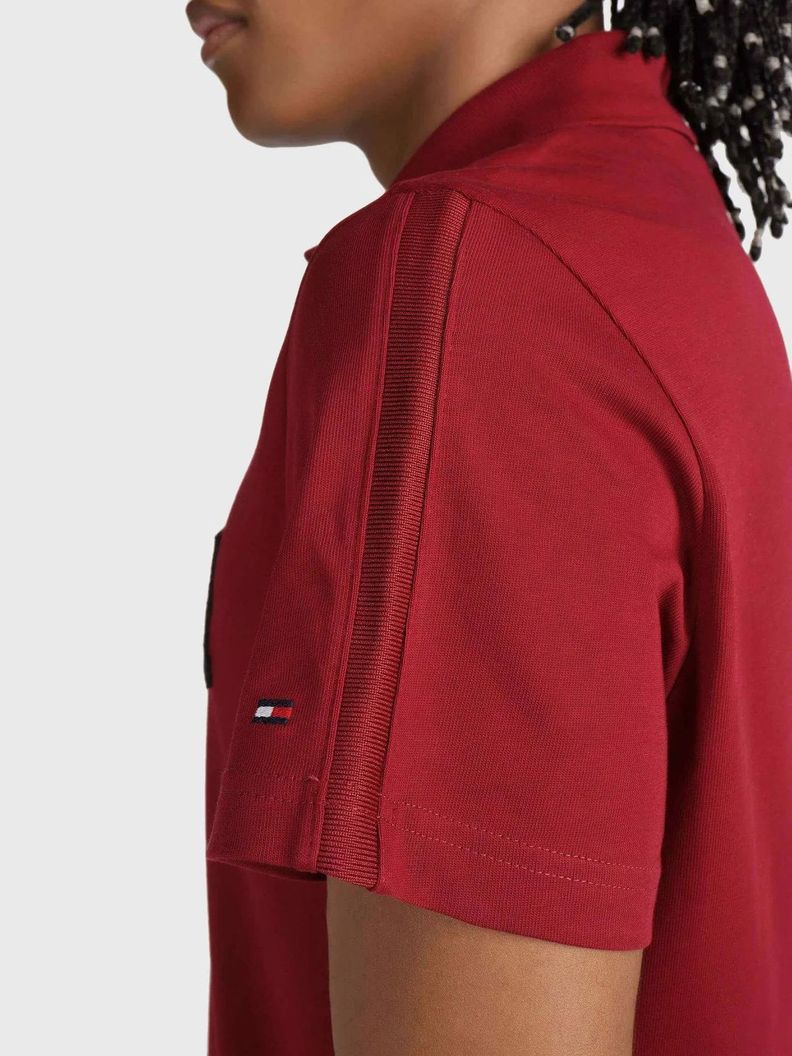 Polo Logo Monogram Th Rojo Tommy Hilfiger-4