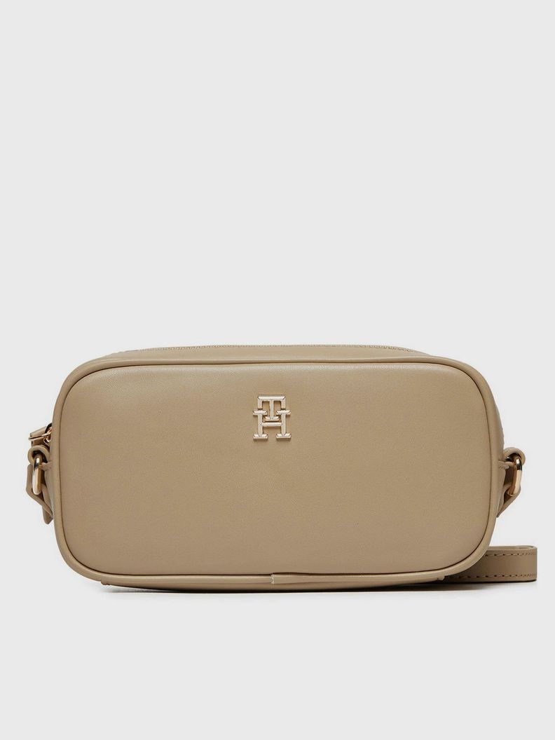 Bandolera Refined Monogram Beige Tommy Hilfiger-0