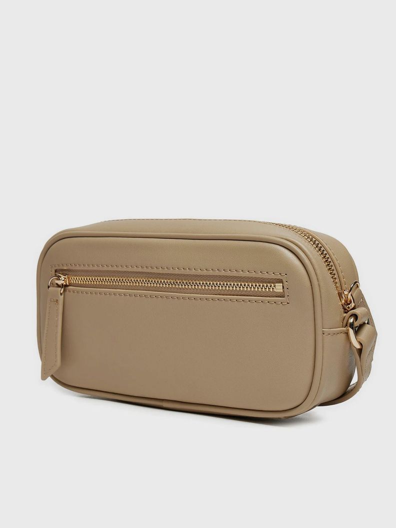 Bandolera Refined Monogram Beige Tommy Hilfiger-4