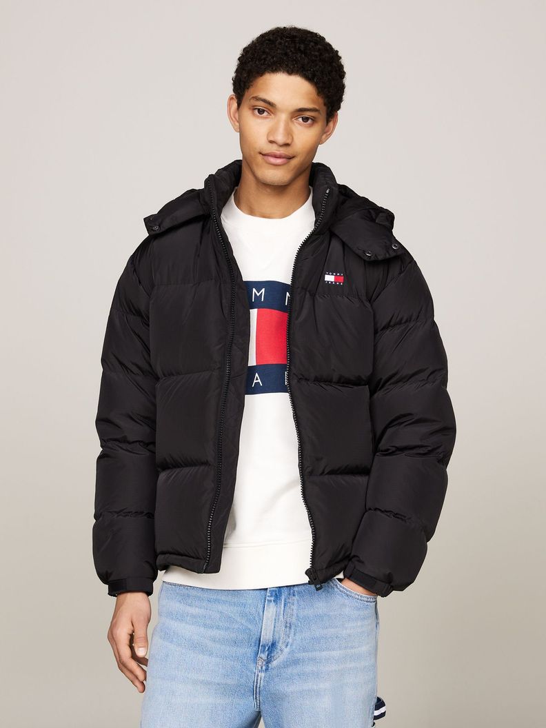 Parka Alaska Acolchada De Plumón Negro Tommy Hilfiger-0