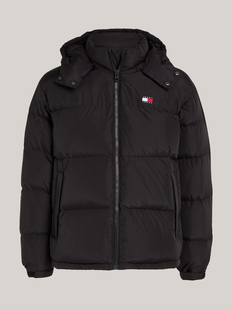 Parka Alaska Acolchada De Plumón Negro Tommy Hilfiger-4