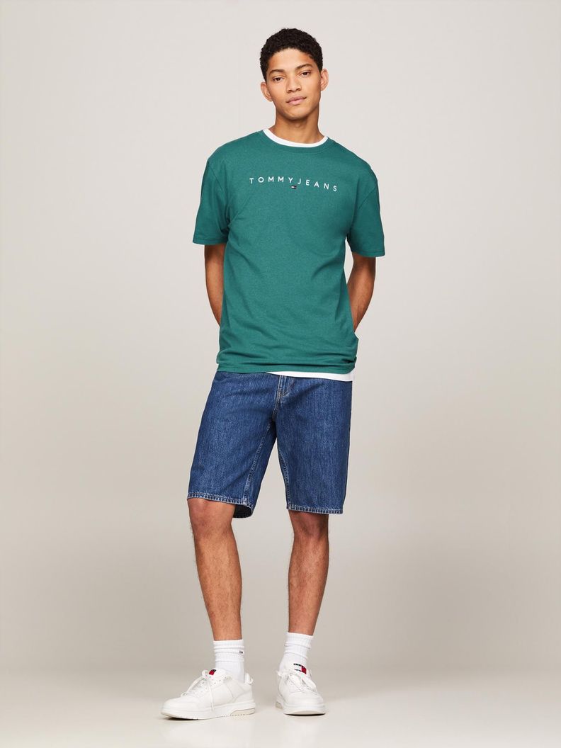 Polera Regular Logo Verde Tommy Jeans-2