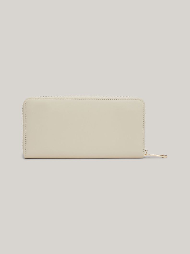 Billetera Chic Grande Con Cierre Beige Tommy Hilfiger-1
