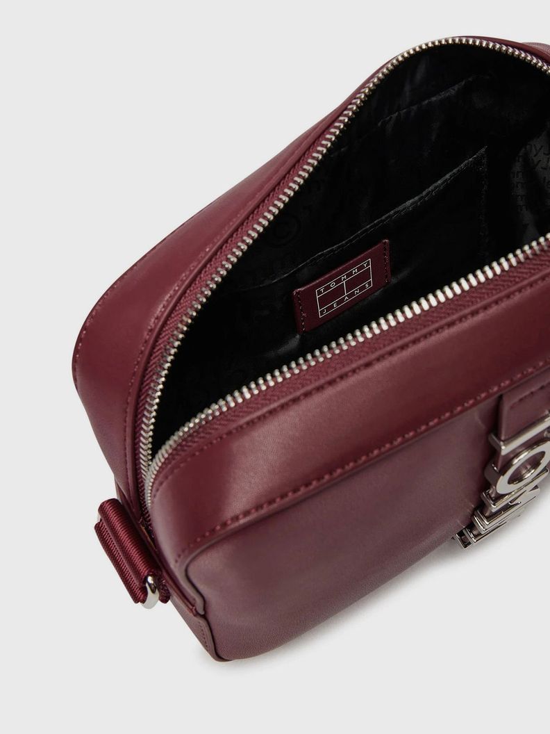 Bandolera City Bold Logo Metálico Rojo Tommy Hilfiger-2
