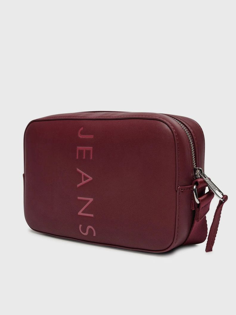 Bandolera City Bold Logo Metálico Rojo Tommy Hilfiger-4