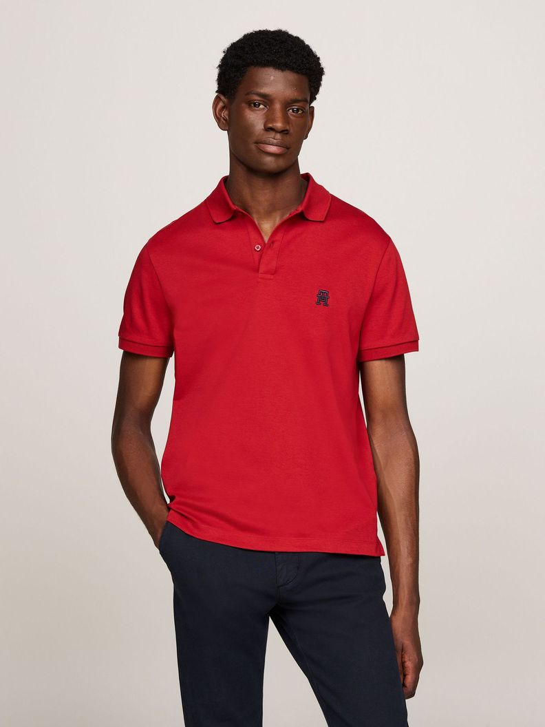Polo Monogram Rojo XNN Tommy Hilfiger-0