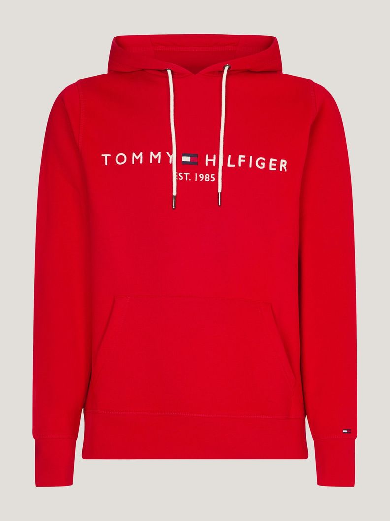 Polerón Hoodie Established Logo Rojo Tommy Hilfiger-4