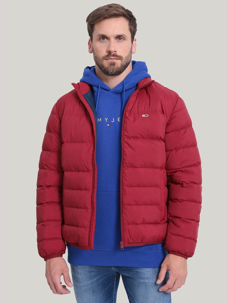 Parka Acolchada Packable Con Logo Rojo Tommy Hilfiger-0