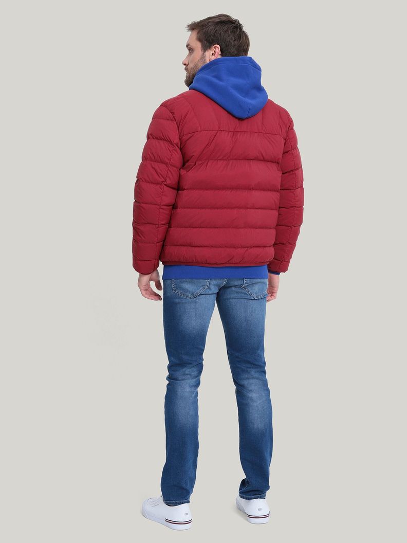 Parka Acolchada Packable Con Logo Rojo Tommy Hilfiger-2