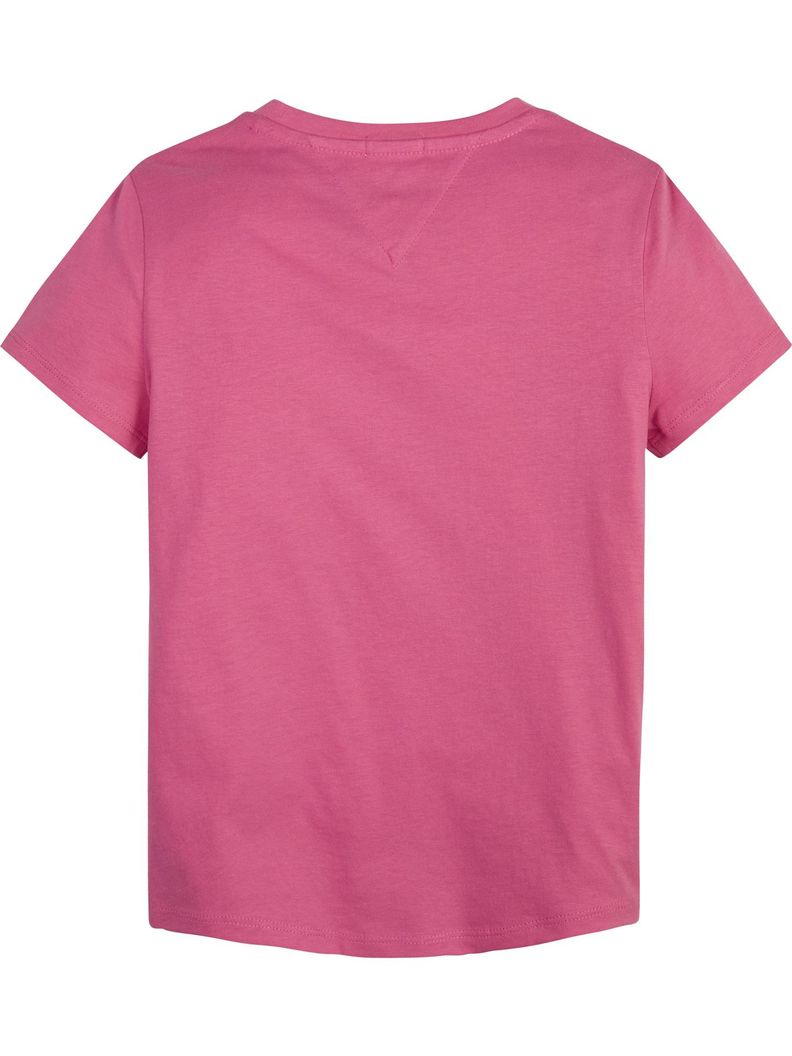 Polera Essential Logo Print Rosado Tommy Hilfiger-1