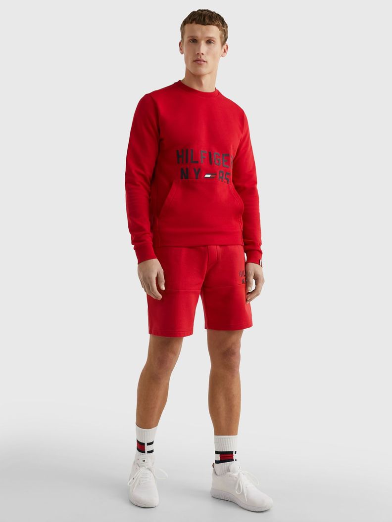 Polerón Con Logo Gráfico Rojo Tommy Hilfiger-1