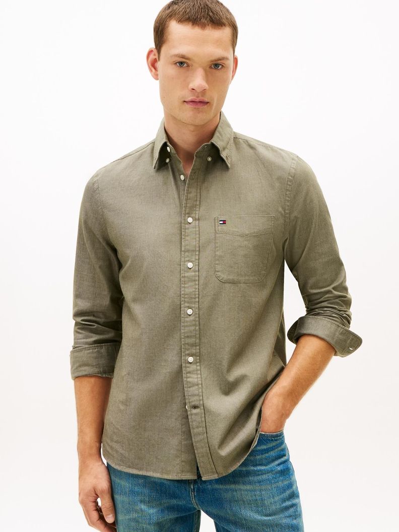 Camisa Regular Fit Con Logo