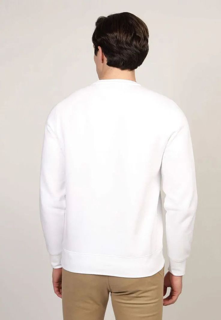 Polerón Stripe Logo Blanco Tommy Hilfiger-2