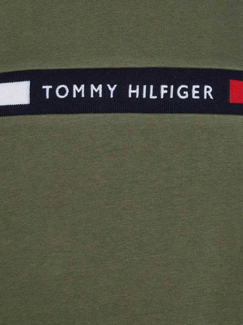 Polerón Hoodie Chest Logo Verde Tommy Hilfiger-3