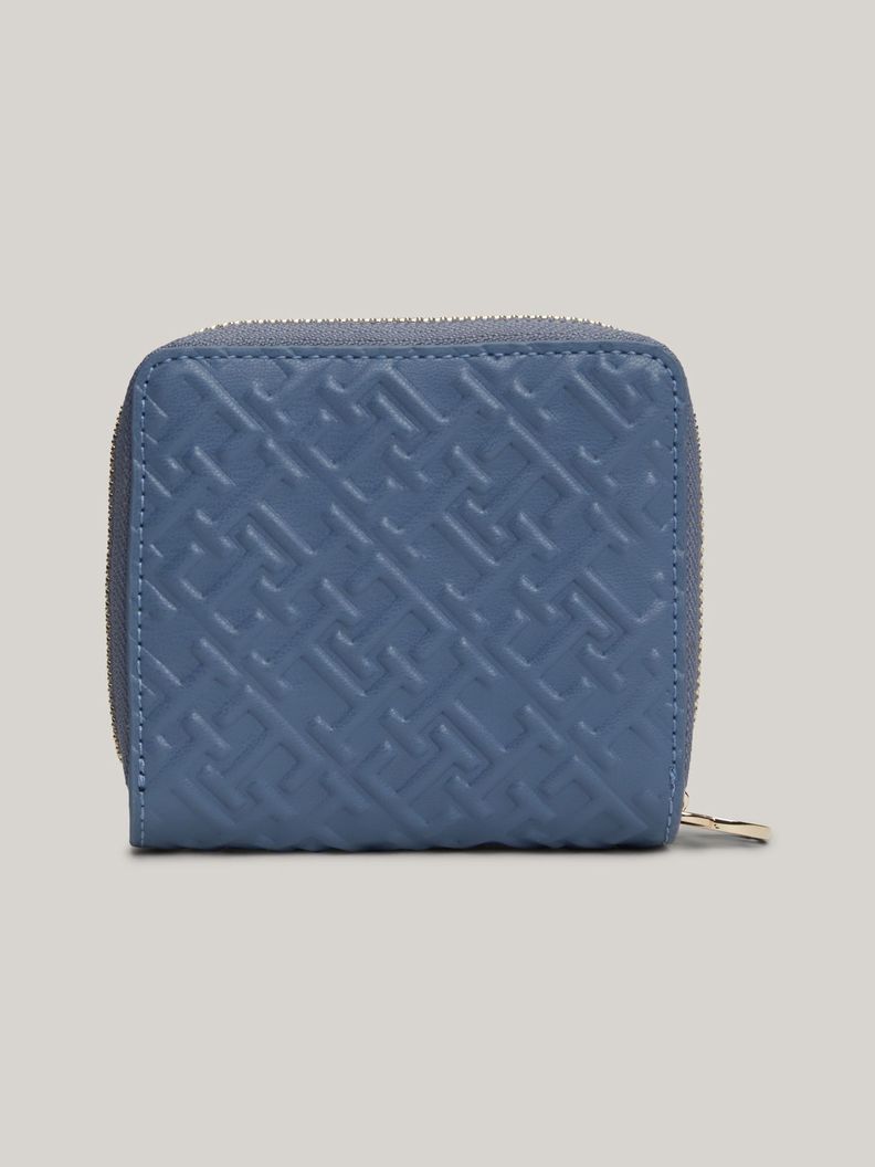 Billetera Con Monograma Celeste Tommy Hilfiger-1