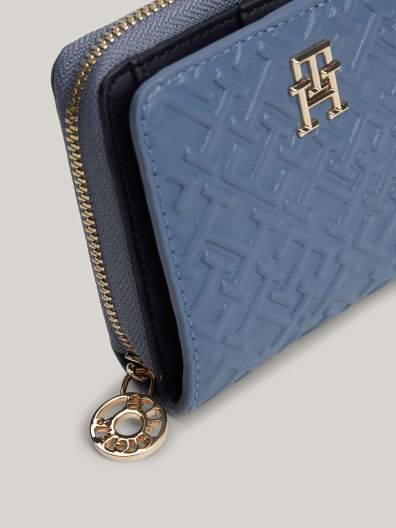 Billetera Con Monograma Celeste Tommy Hilfiger-2