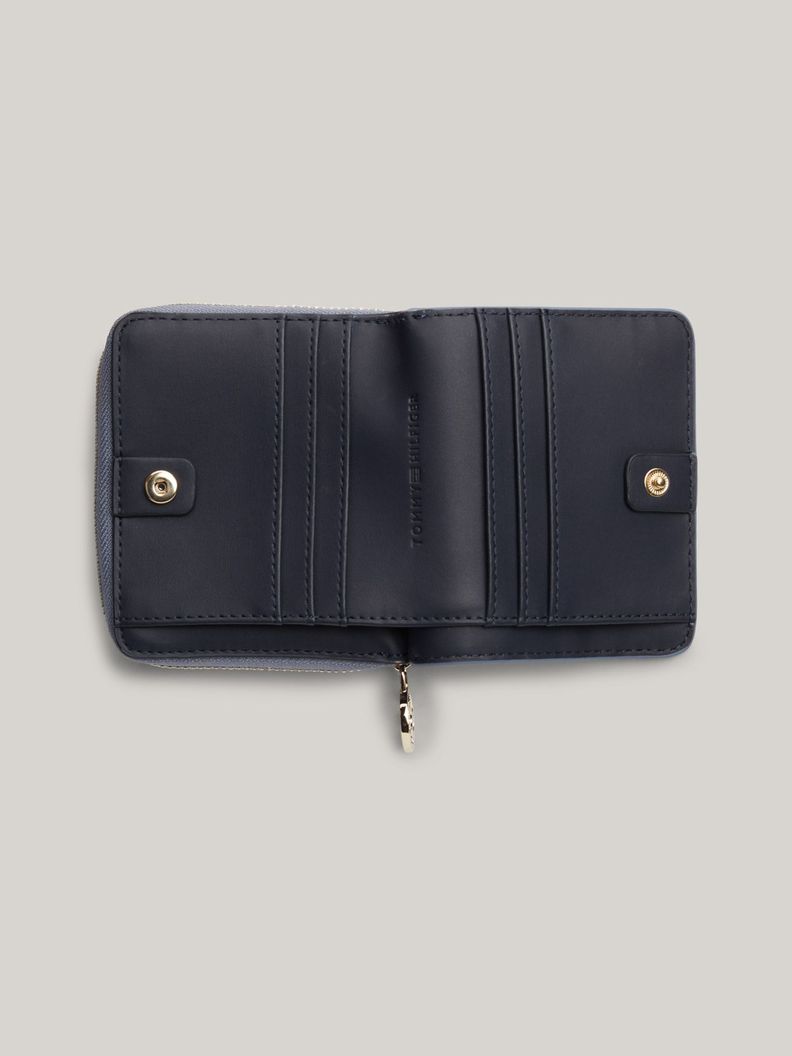 Billetera Con Monograma Celeste Tommy Hilfiger-3