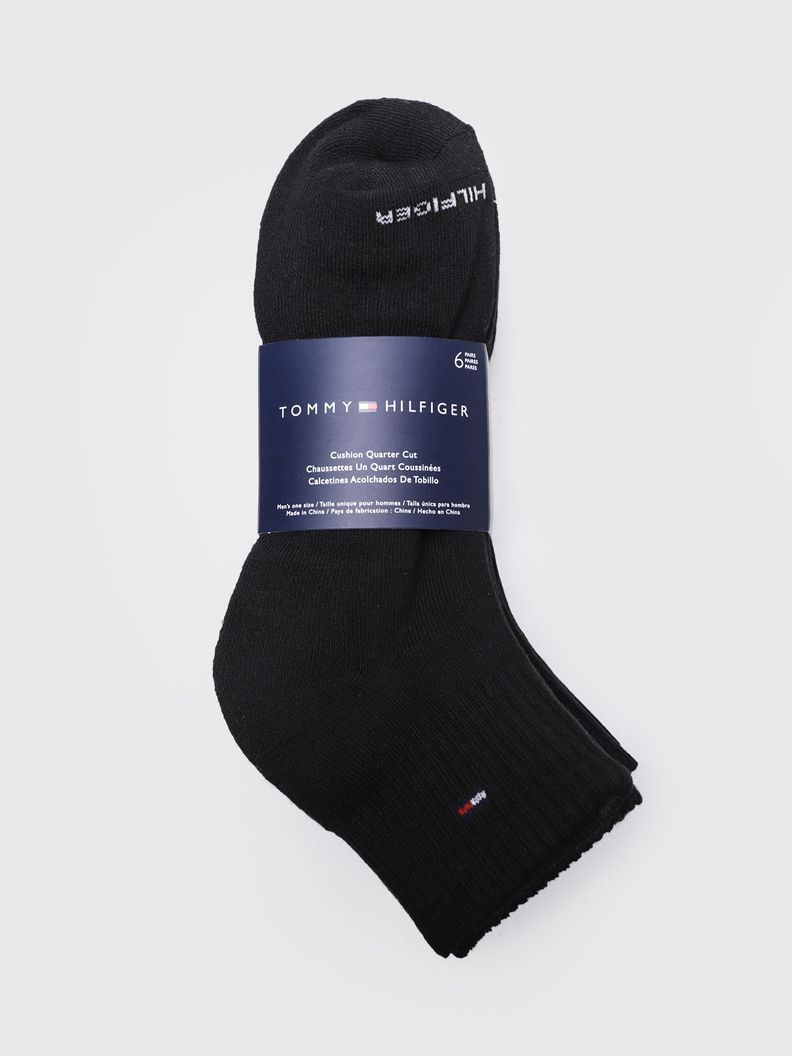 Pack De 6 Pares De Calcetines Sp Negro Tommy Hilfiger-1