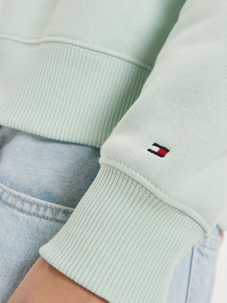 Polerón Modern Con Logo Verde Tommy Hilfiger-4