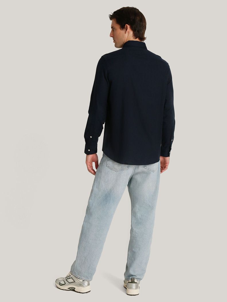 Camisa Herring bone Regular Fit Azul Tommy Hilfiger-2