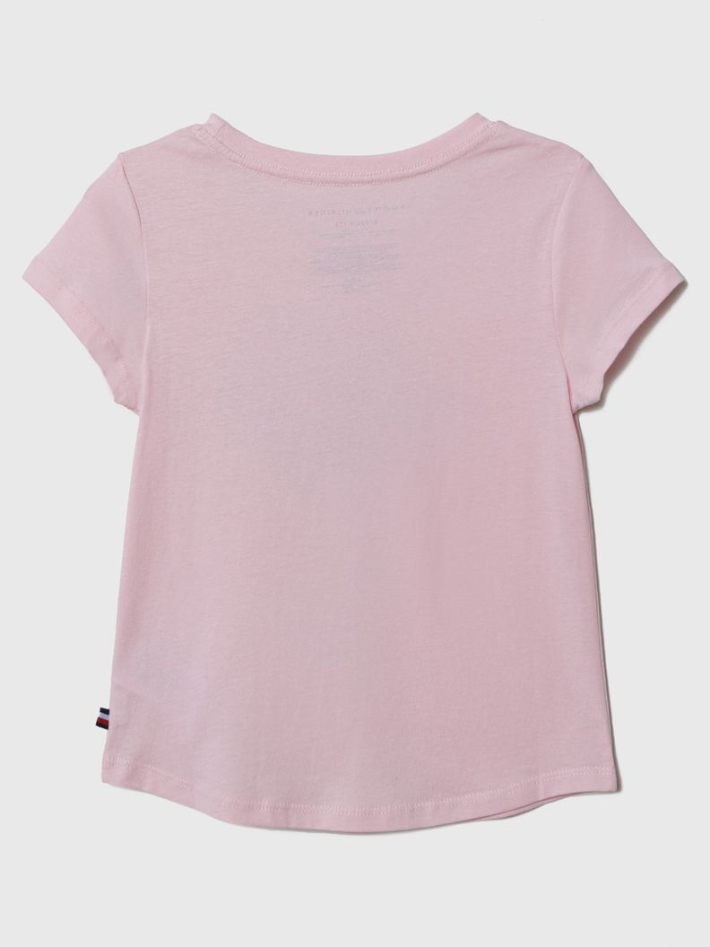 Polera Con Logo Heart Rosado Tommy Hilfiger-1