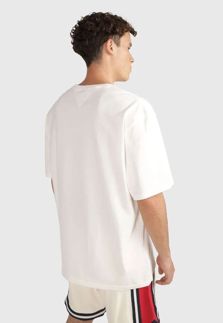 Polera Oversize Crest Varsity Blanco Tommy Jeans-2