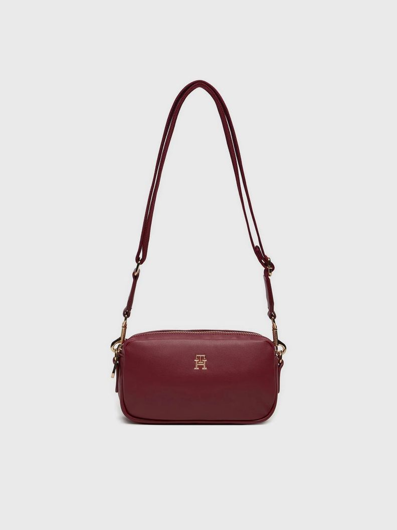 Bandolera Poppy Reform Monogram Rojo Tommy Hilfiger-4