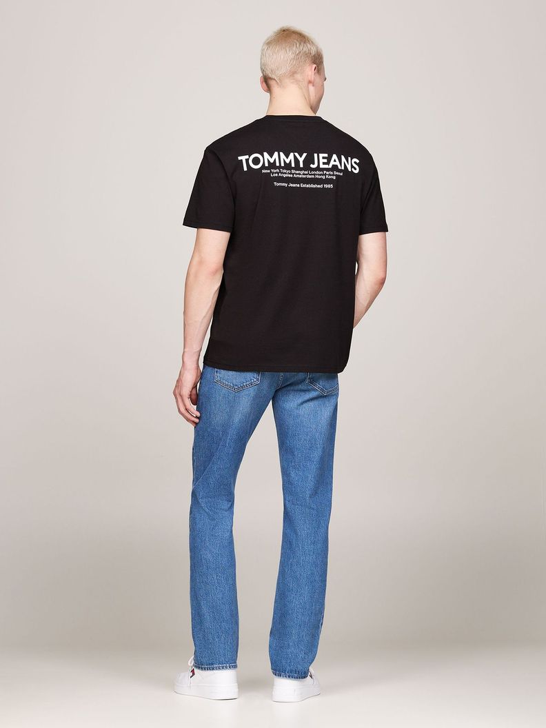 Polera Con Logo En La Espalda Negro Tommy Jeans-2