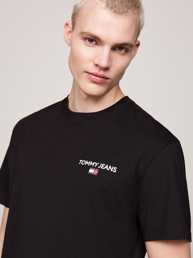 Polera Con Logo En La Espalda Negro Tommy Jeans-3