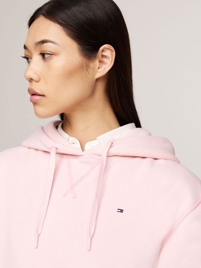 Polerón Hoodie Logo TIO Bordado Rosado Tommy Hilfiger-3