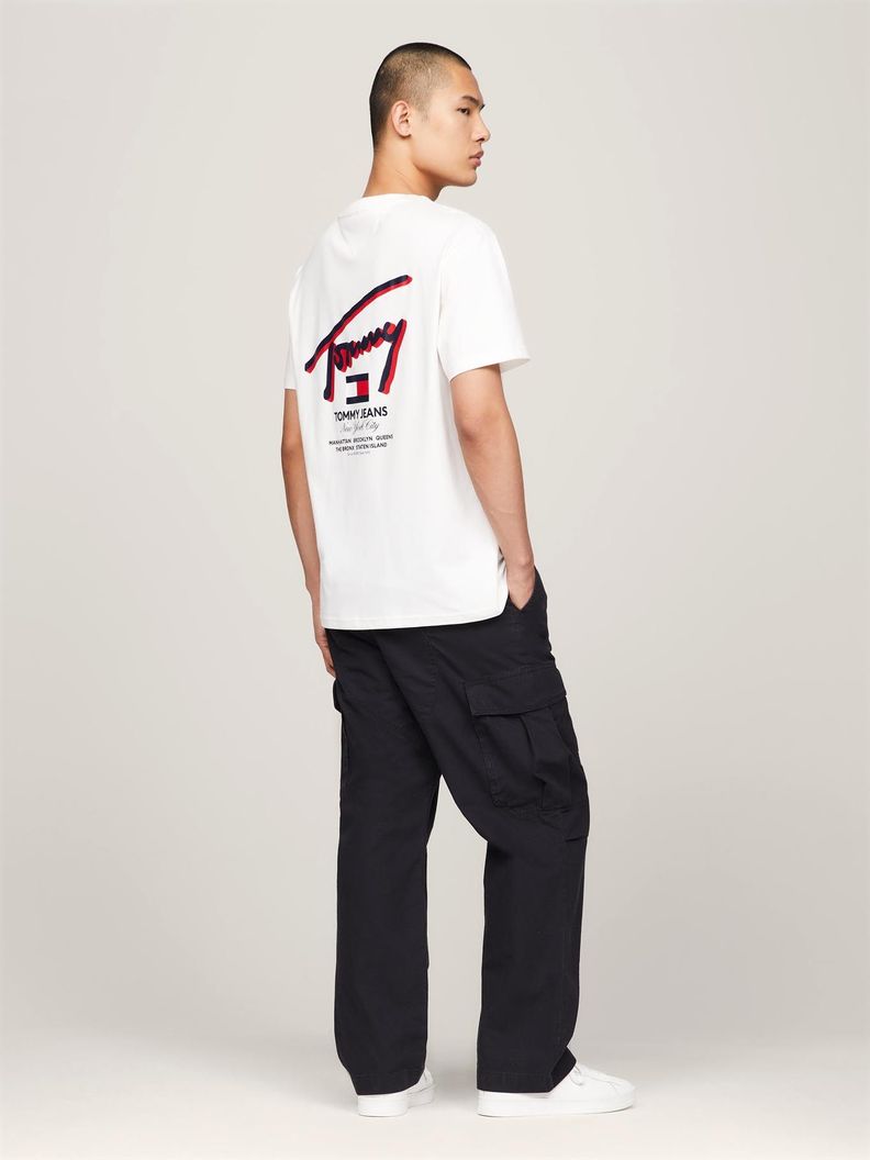 Polera Con Logo 3D Regular Fit Blanco Tommy Jeans-2