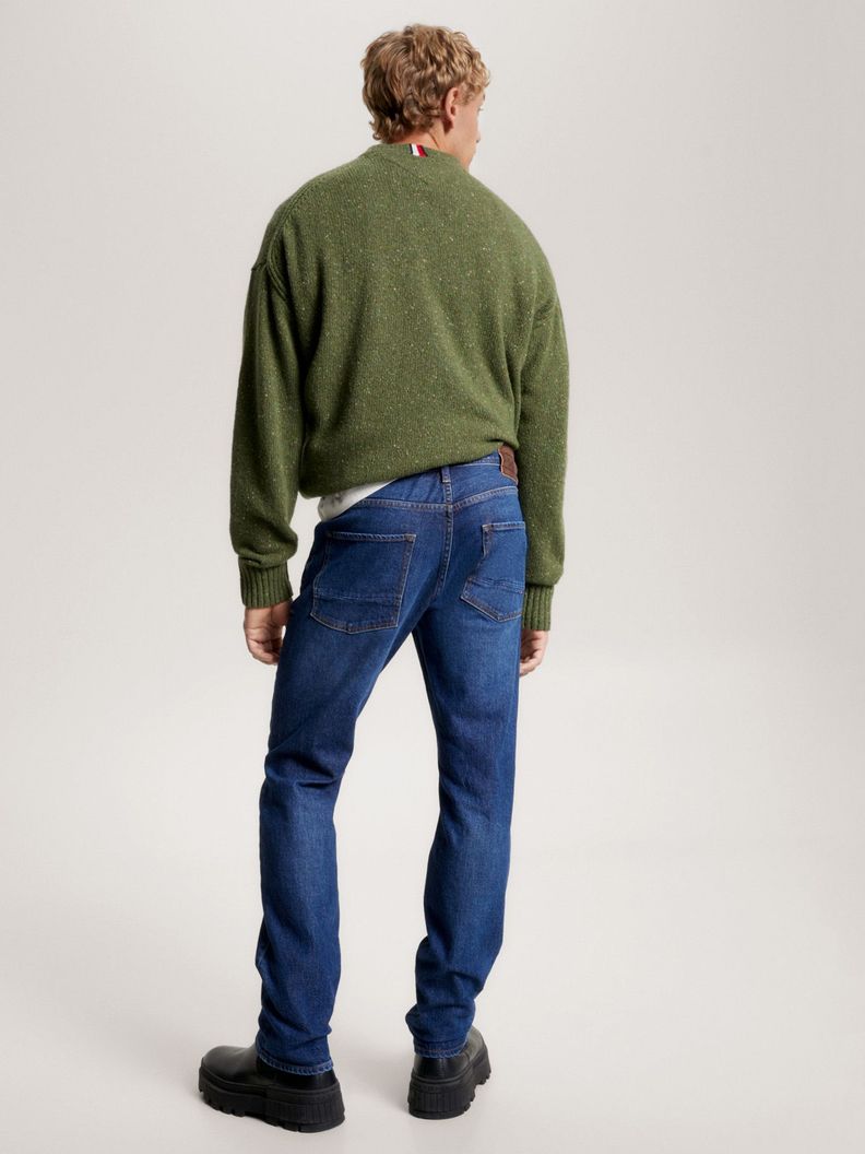 Jeans Denton Con Efecto Lavado Azul Tommy Hilfiger-2