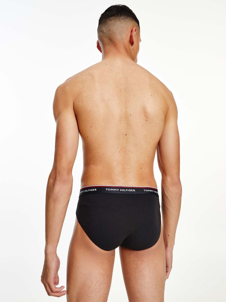Pack De 3 Calzoncillos Slips Negro Tommy Hilfiger-2