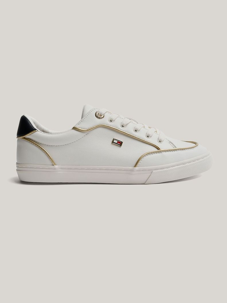 Zapatillas Con Logo Metalic Blanco Tommy Hilfiger-4