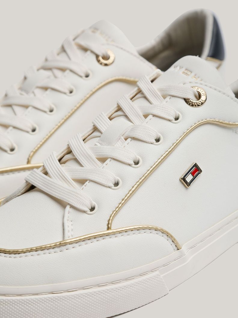 Zapatillas Con Logo Metalic Blanco Tommy Hilfiger-6