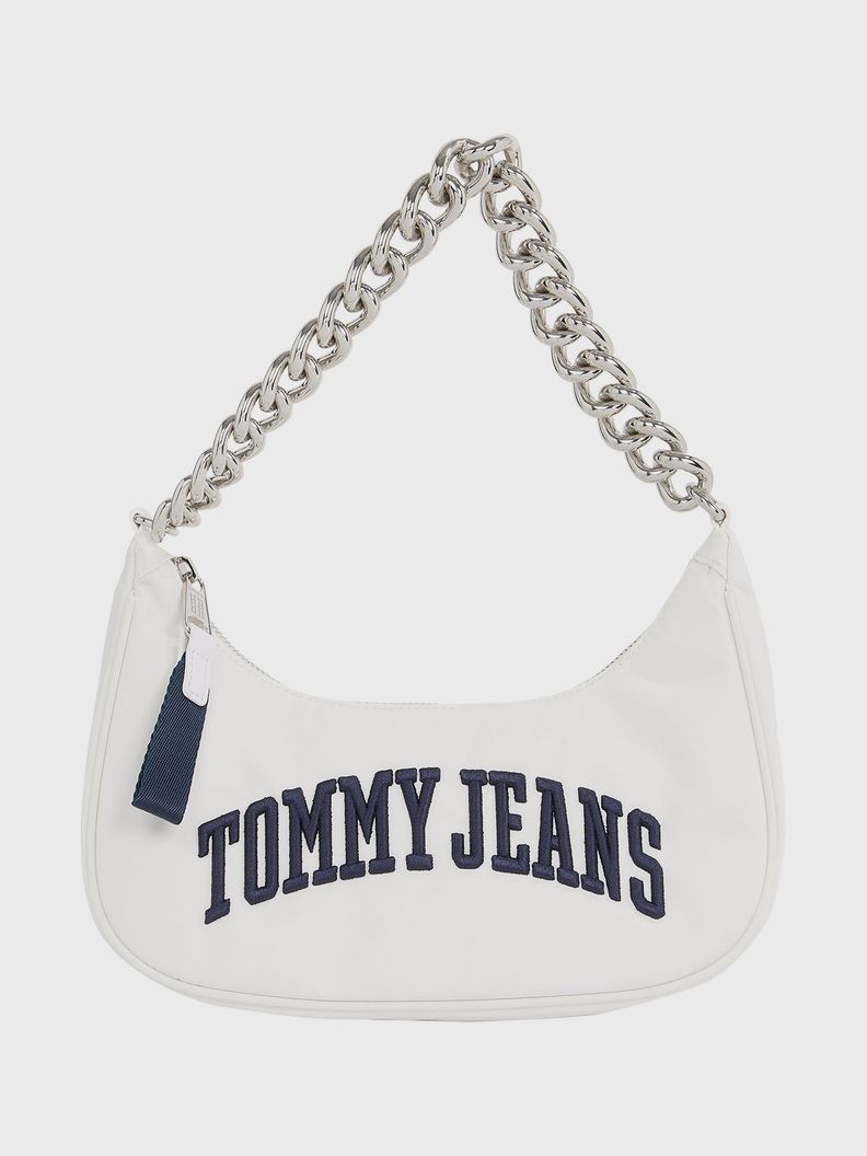 Cartera Iconic Con Correa De Cadena Blanco Tommy Jeans-0