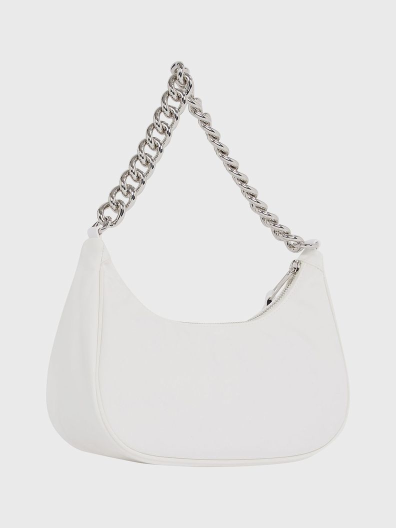 Cartera Iconic Con Correa De Cadena Blanco Tommy Jeans-4