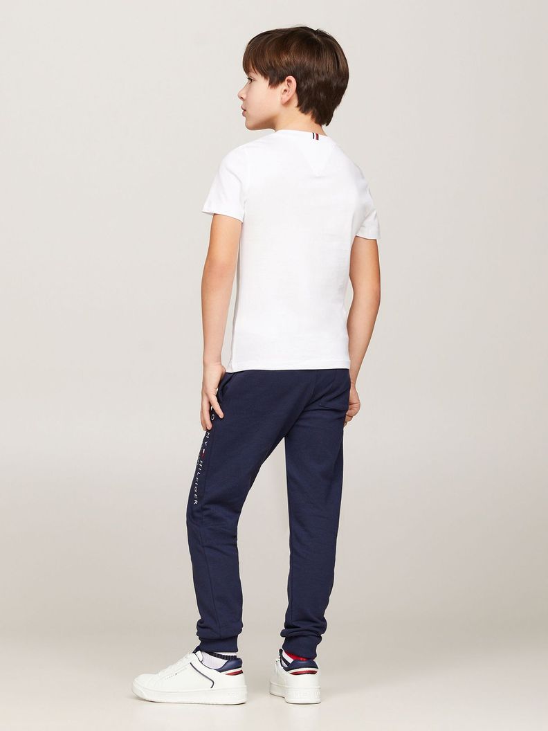 Polera Kids Essential Logo C-Neck Blanco Tommy Hilfiger-2