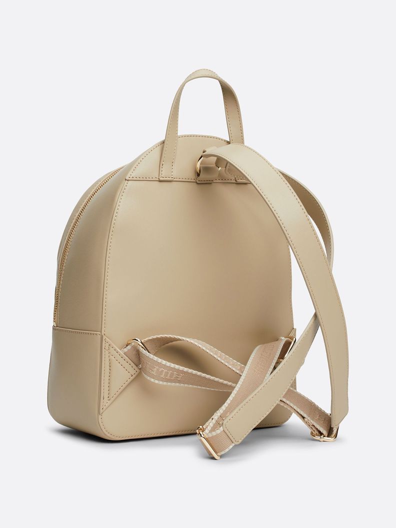 Mochila Con Monotipo Hilfiger Beige Tommy Hilfiger-4